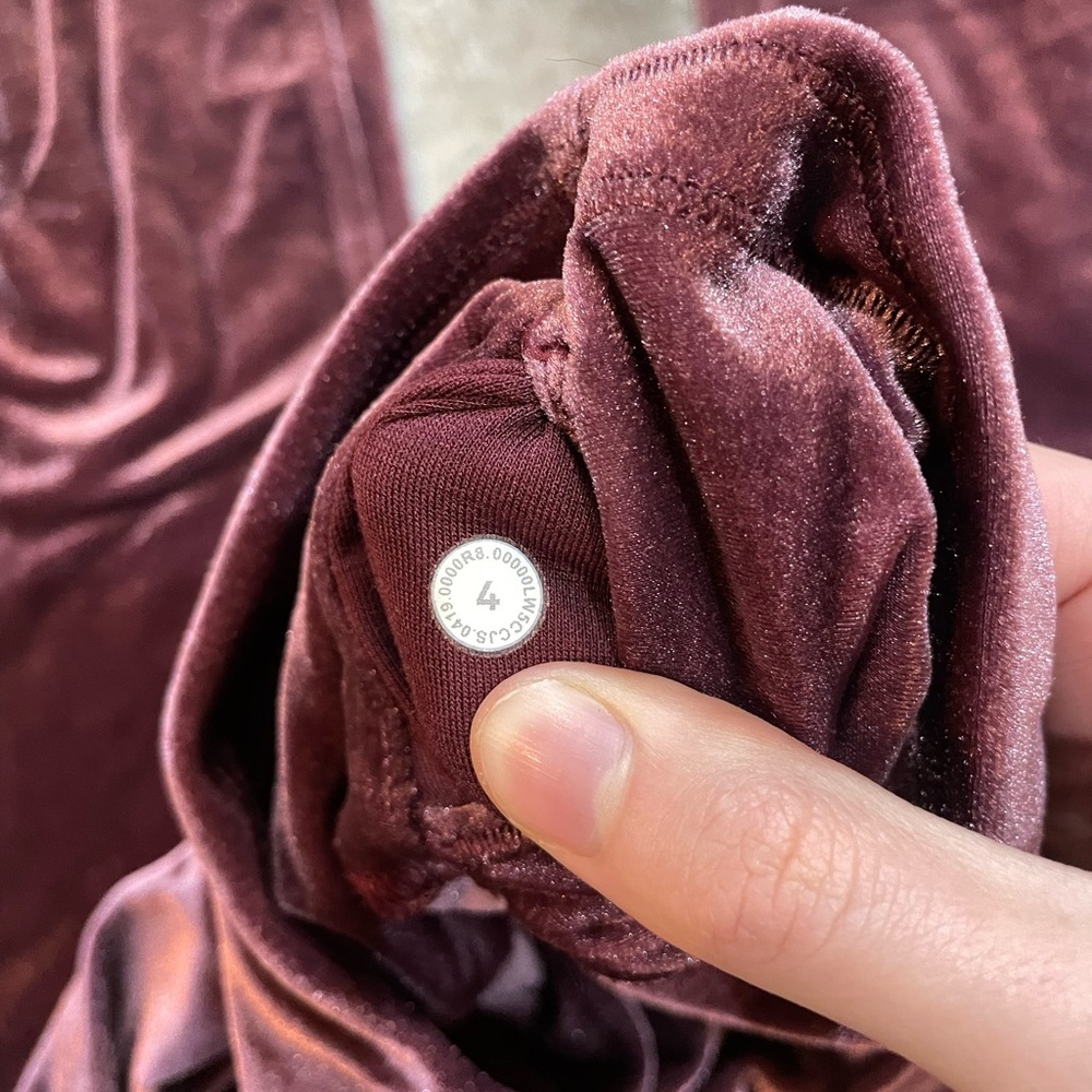 Lululemon Wunder Lounge High-Rise Tight 28" *Velvet Garnet - Picture 4 of 4